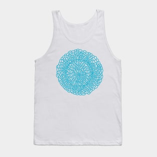 Blue Mandala Tank Top